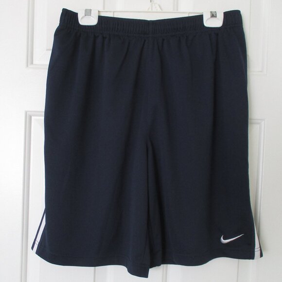 Nike Mens Navy Drawstring Basketball Gym Short Pant NWOT - Size 32W-36W or Large - Picture 2 of 4